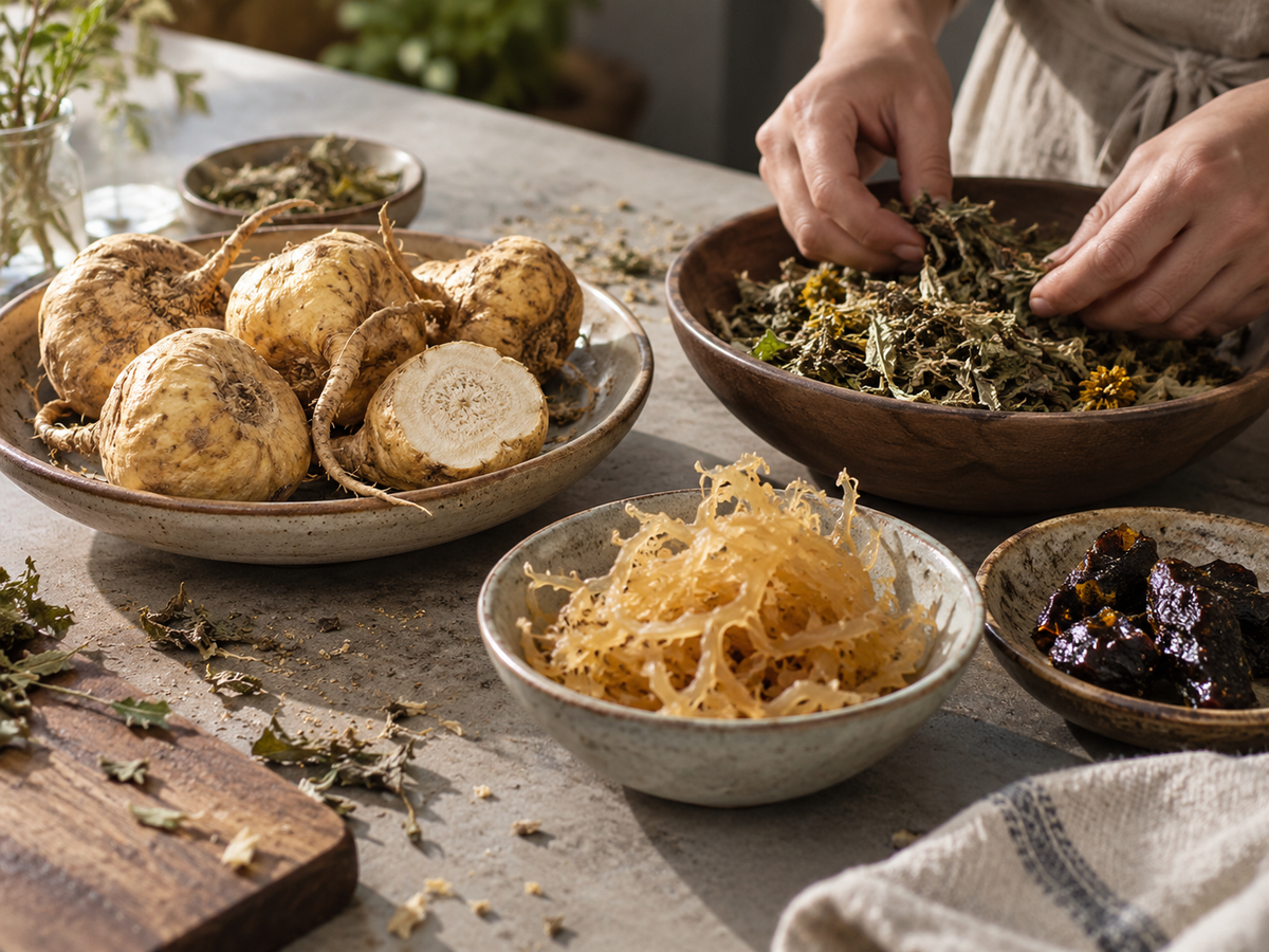 Maca, tongkat ali, sea moss or shilajit?